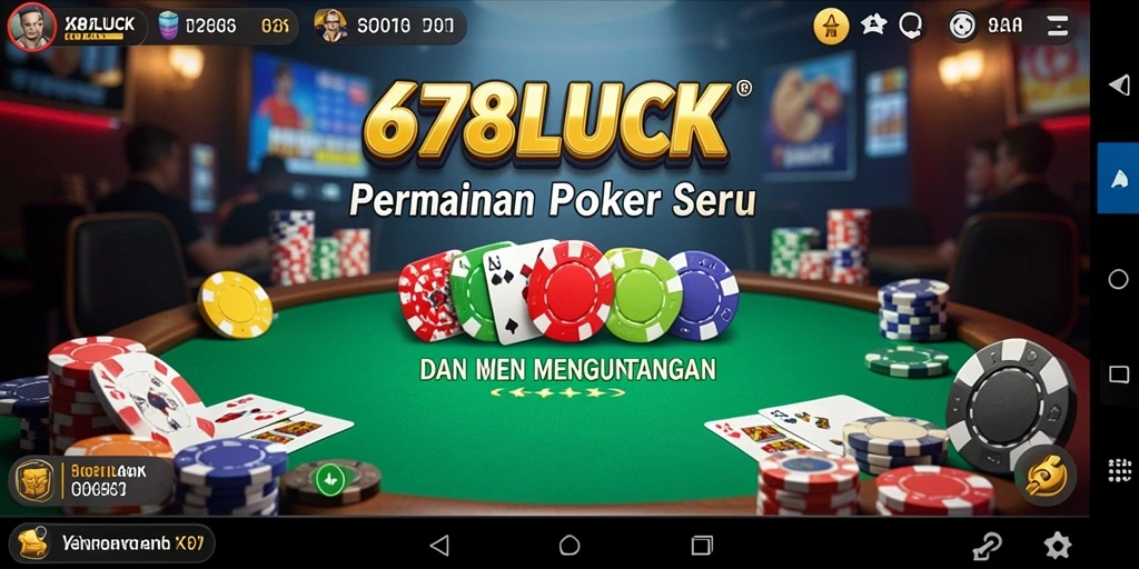 Gameplay intens Poker di 678LUCK dengan fitur menarik.
