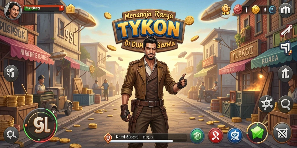 Screenshot 9SL menunjukkan pengalaman gameplay yang menarik dalam dunia Tycoon.