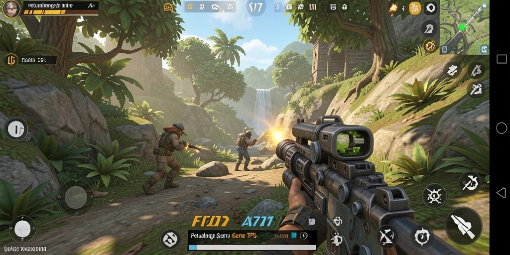 Screenshot menampilkan aksi mendebarkan dalam game TPS.