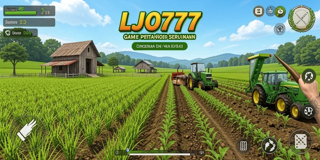 Tampilan gameplay menarik dari LJO777 dalam bertani.