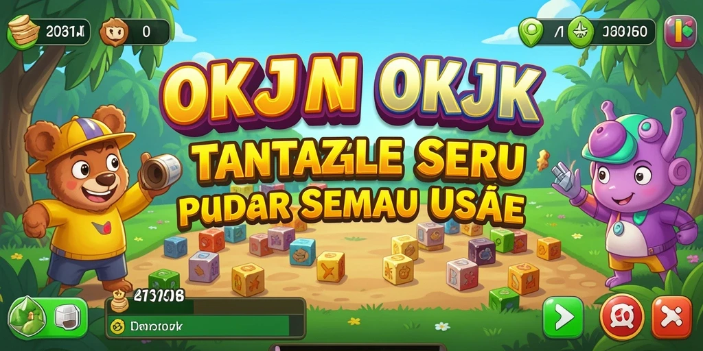 Screenshot gameplay OKJK yang menampilkan tantangan Puzzle.