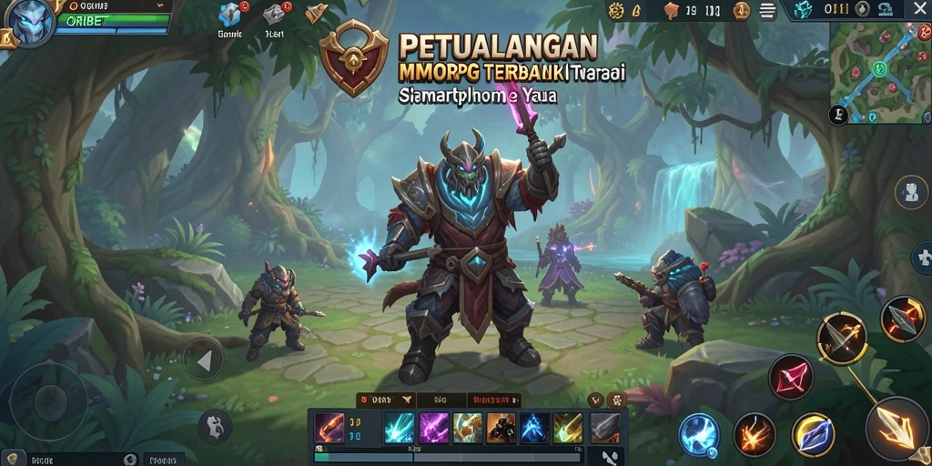 Tampilan gameplay ORIBET yang menakjubkan di dunia MMORPG.