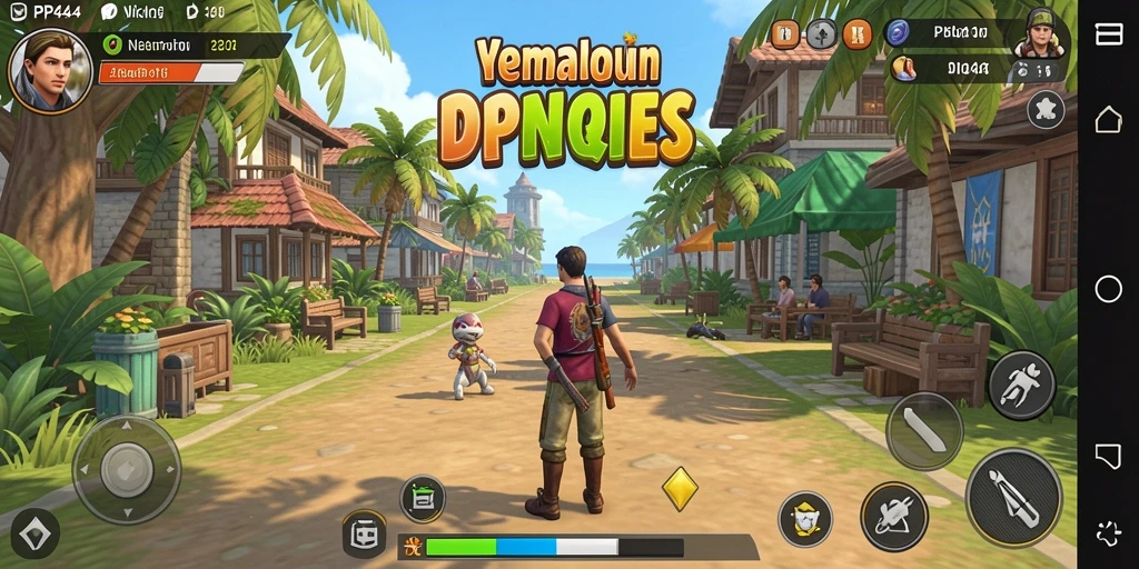 Tampilan menarik dari gameplay PP444 yang menyenangkan.