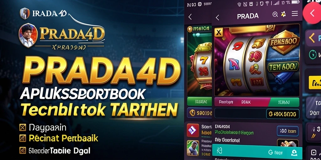 Tampilan utama gameplay PRADA4D dengan fitur sportsbook yang menarik.