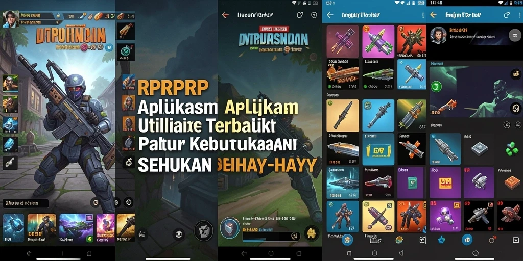 Tampilan antarmuka RPRPRP yang sederhana dan fungsional.