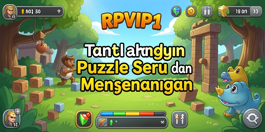 Screenshot gameplay RPVIP1 menampilkan tantangan Puzzle yang menarik.