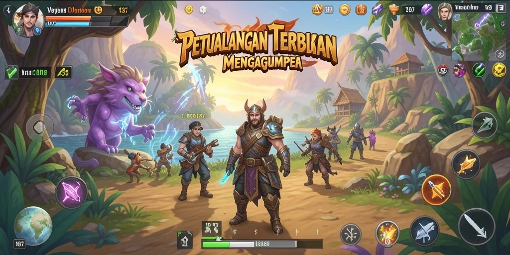 Gameplay V87 yang menakjubkan dalam dunia Open World.