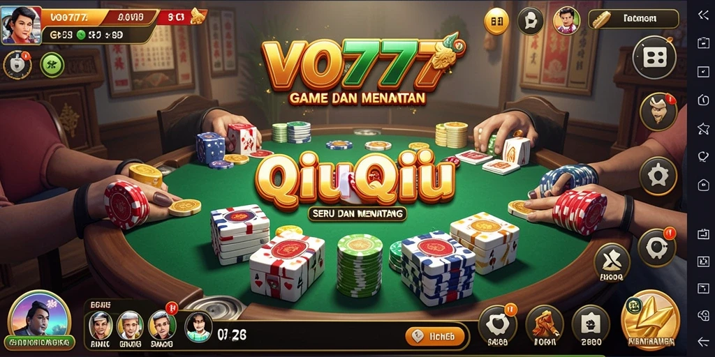 Screenshot VO777 menampilkan gameplay seru QiuQiu yang mendebarkan.